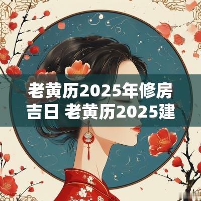 老黄历2025年修房吉日 老黄历2025建房吉日