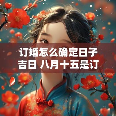 订婚怎么确定日子吉日 八月十五是订婚吉日吗