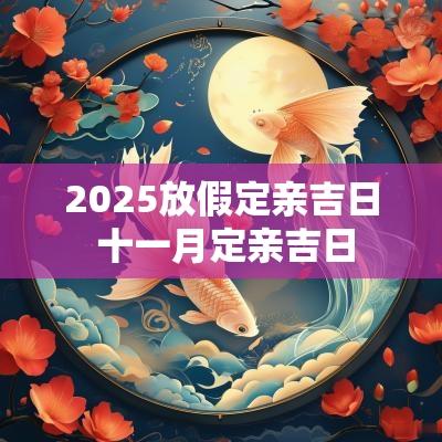 2025放假定亲吉日 十一月定亲吉日
