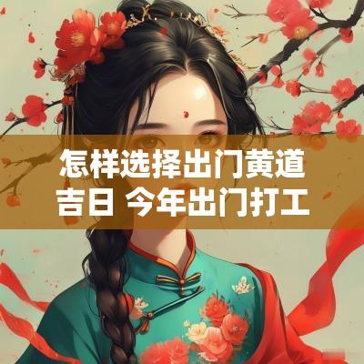 怎样选择出门黄道吉日 今年出门打工的黄道吉日