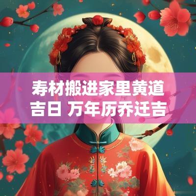 寿材搬进家里黄道吉日 万年历乔迁吉日吉时