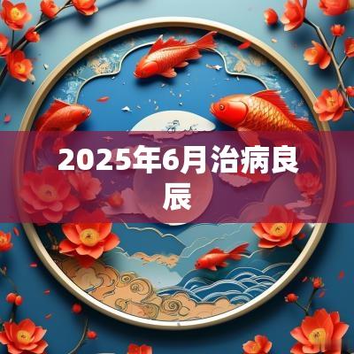 2025年6月治病良辰