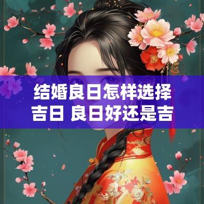 结婚良日怎样选择吉日 良日好还是吉日好呢