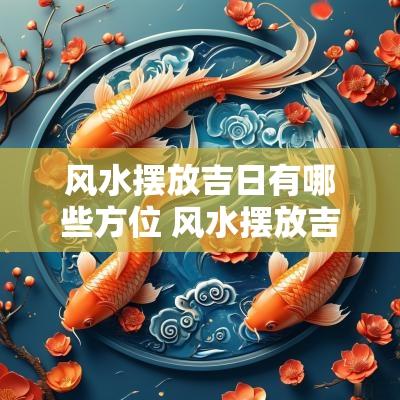 风水摆放吉日有哪些方位 风水摆放吉日大全图