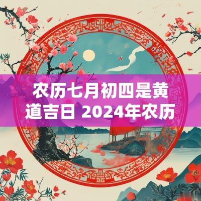 农历七月初四是黄道吉日 2025年农历七月初四入宅黄道吉日