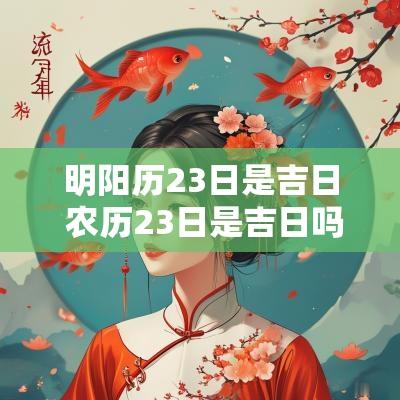 明阳历23日是吉日 农历23日是吉日吗
