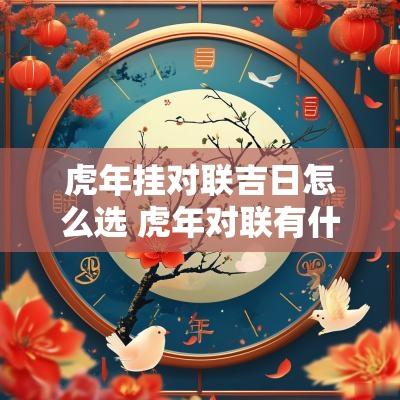 蛇年挂对联吉日怎么选 蛇年对联有什么忌讳