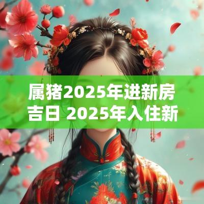 属猪2025年进新房吉日 2025年入住新房吉日查询