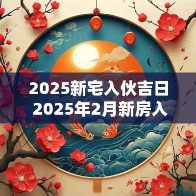 2025新宅入伙吉日 2025年2月新房入伙吉日