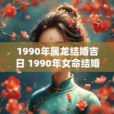 1990年属龙结婚吉日 1990年女命结婚吉日