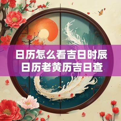日历怎么看吉日时辰 日历老黄历吉日查询
