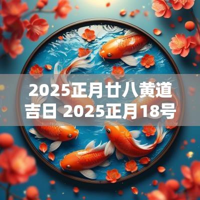 2025正月廿八黄道吉日 2025正月18号黄道吉日