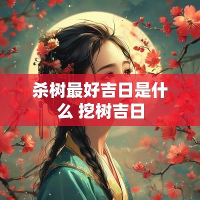 杀树最好吉日是什么 挖树吉日