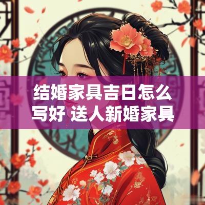 结婚家具吉日怎么写好 送人新婚家具怎么选吉日