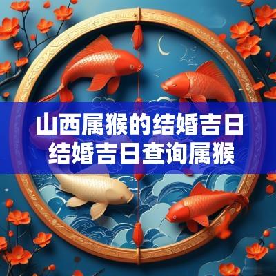 山西属猴的结婚吉日 结婚吉日查询属猴