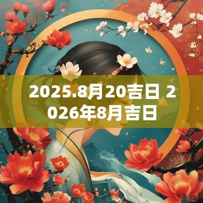 2025.8月20吉日 2026年8月吉日