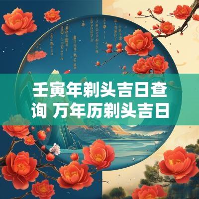 壬寅年剃头吉日查询 万年历剃头吉日2025年