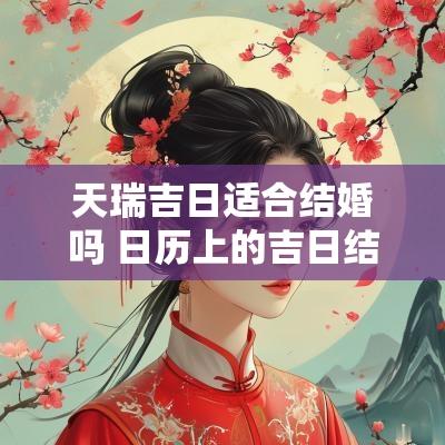 天瑞吉日适合结婚吗 日历上的吉日结婚好吗
