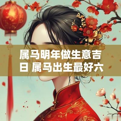 属马明年做生意吉日 属马出生最好六个吉日