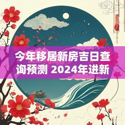 今年移居新房吉日查询预测 2025年进新房吉日查询一览表