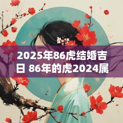 2025年86虎结婚吉日 86年的虎2025属虎最佳婚配