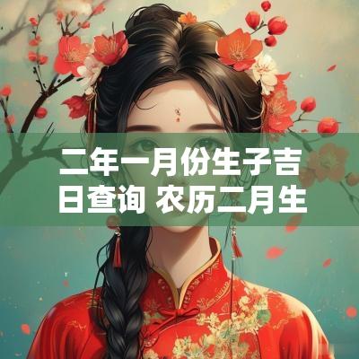 二年一月份生子吉日查询 农历二月生子黄道吉日