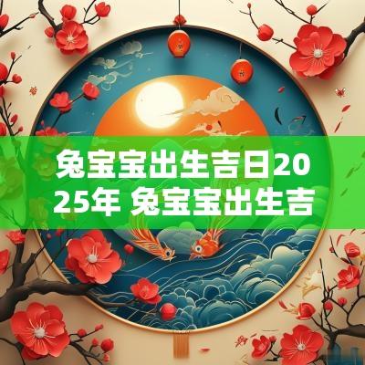 兔宝宝出生吉日2025年 兔宝宝出生吉日