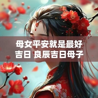 母女平安就是最好吉日 良辰吉日母子平安