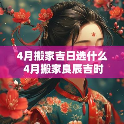 4月搬家吉日选什么 4月搬家良辰吉时
