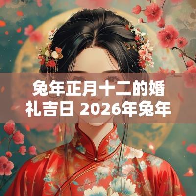 蛇年正月十二的婚礼吉日 2026年蛇年结婚吉日
