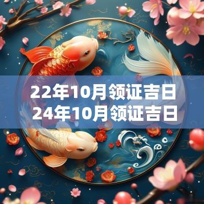 22年10月领证吉日 24年10月领证吉日