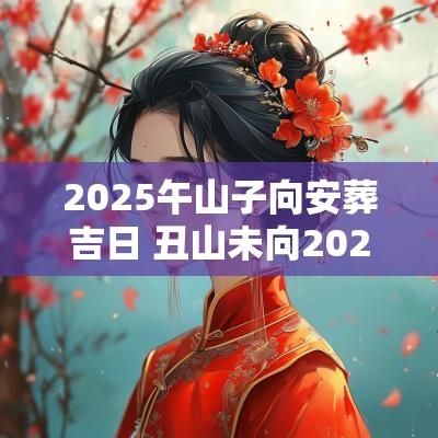 2025午山子向安葬吉日 丑山未向2025安葬吉日