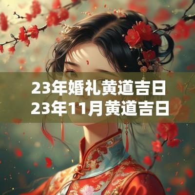 23年婚礼黄道吉日 23年11月黄道吉日
