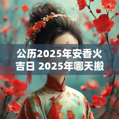 公历2025年安香火吉日 2025年哪天搬香火吉日