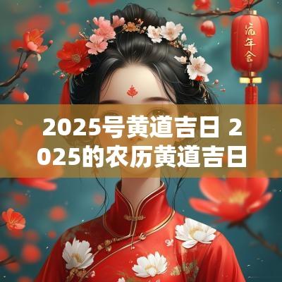 2025号黄道吉日 2025的农历黄道吉日