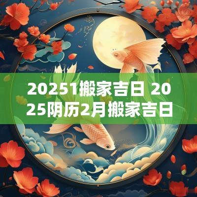 20251搬家吉日 2025阴历2月搬家吉日