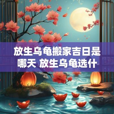 放生乌龟搬家吉日是哪天 放生乌龟选什么日子最好