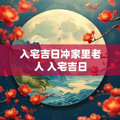 入宅吉日冲家里老人 入宅吉日