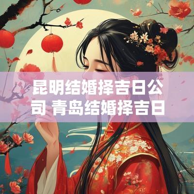 昆明结婚择吉日公司 青岛结婚择吉日公司