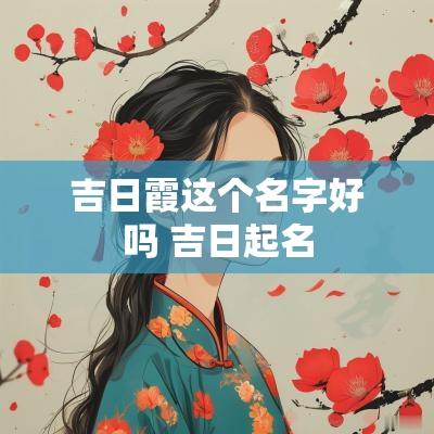 吉日霞这个名字好吗 吉日起名