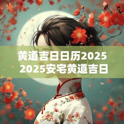 黄道吉日日历2025 2025安宅黄道吉日