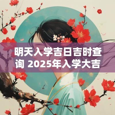 明天入学吉日吉时查询 2025年入学大吉日