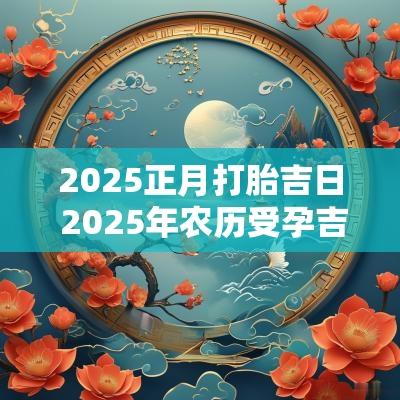 2025正月打胎吉日 2025年农历受孕吉日