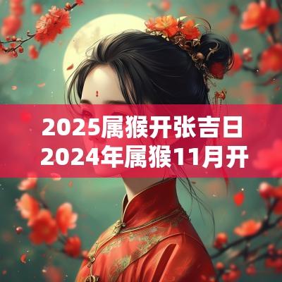 2025属猴开张吉日 2025年属猴11月开业的吉日