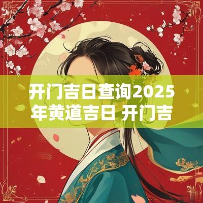 开门吉日查询2025年黄道吉日 开门吉日
