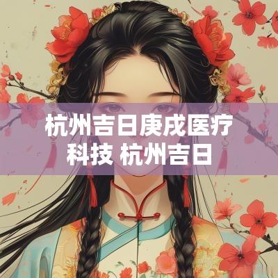 杭州吉日庚戌医疗科技 杭州吉日