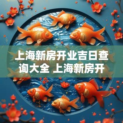 上海新房开业吉日查询大全 上海新房开火吉日查询