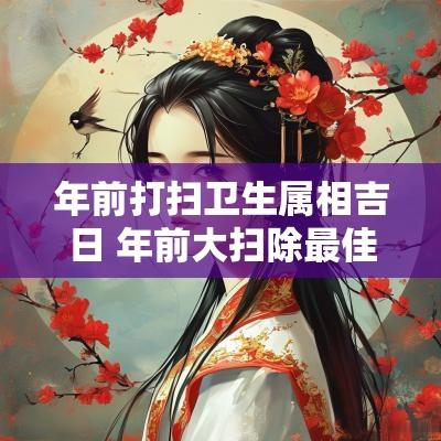年前打扫卫生属相吉日 年前大扫除最佳吉日