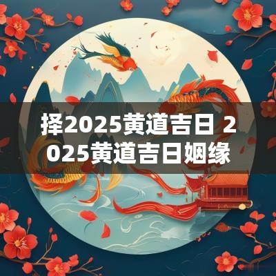 择2025黄道吉日 2025黄道吉日姻缘