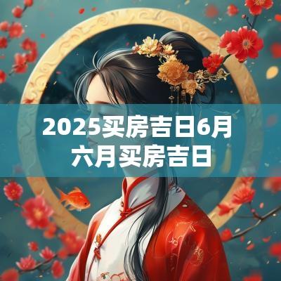 2025买房吉日6月 六月买房吉日